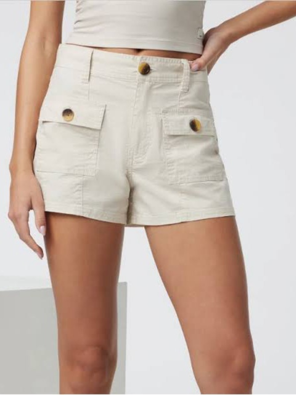 Vuori Vintage Ripstop Utility Shorts Women's Size Medium